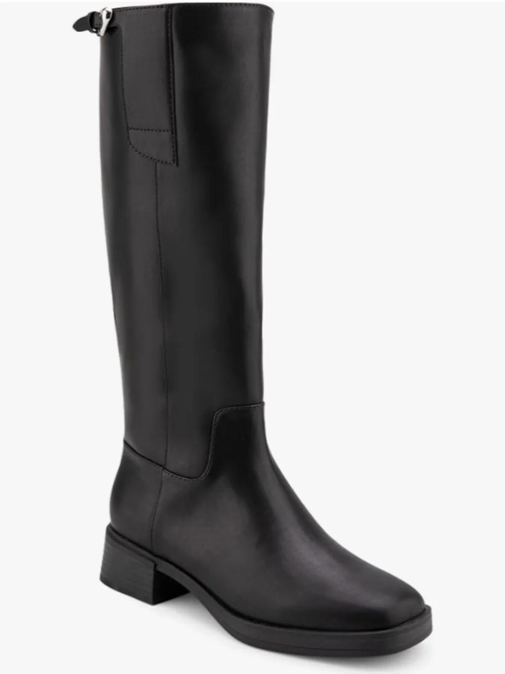 AEROSOLES Black Over-the-Knee Smooth Leather Riding Boots, NWOB Size 8